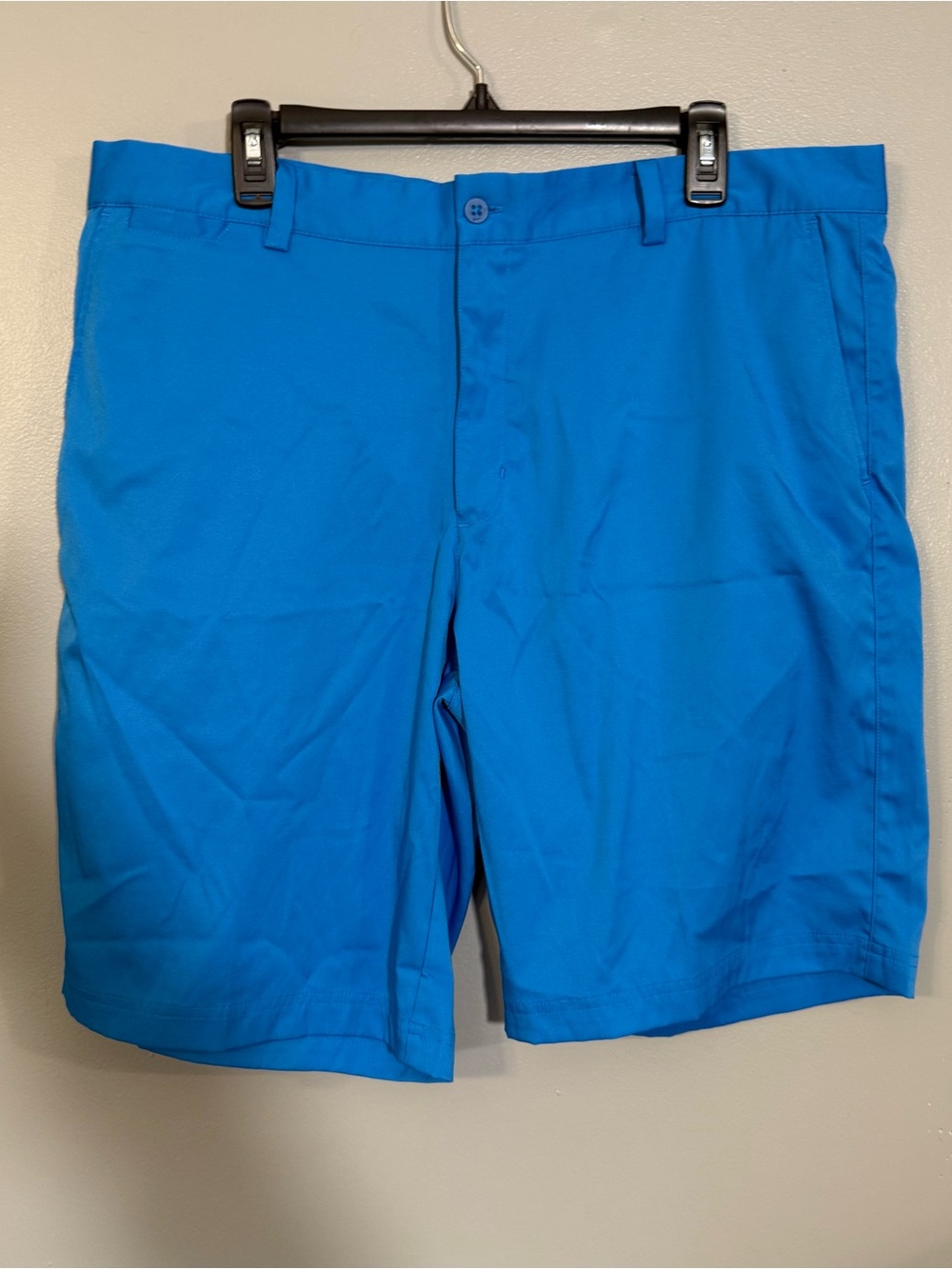 Nike Golf Tour Performance Dri-FIT Blue Golf Shorts Flat Front Men’s Size 38